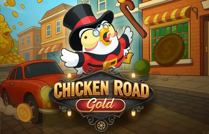 Chicken Road Gold by InOut, showcased at blitz-casino.eu – game logo