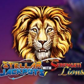 Stellar Jackpots with Serengeti Lions logo by Lightning Box Game Blitz Casino